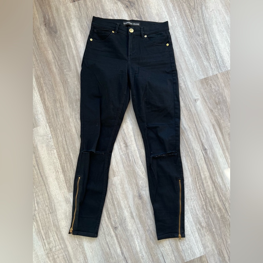 Express High Rise Ankle Leggings